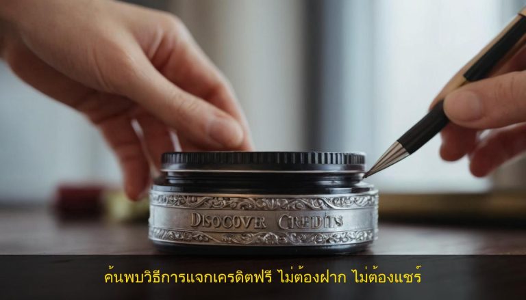 ค้นพบวิธีการแจกเครดิตฟรี ไม่ต้องฝาก ไม่ต้องแชร์